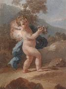 unknow artist Putti in a landscape oil painting artist